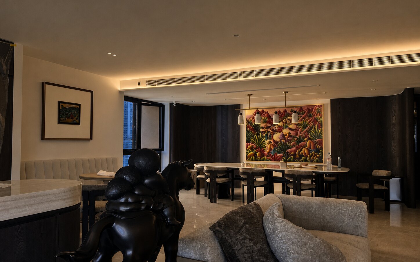 Smart lighting in a Singapore home controlled across platforms